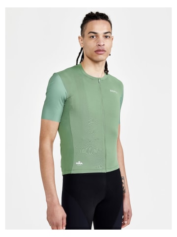 Koszulka kolarska "ADV Aero" w kolorze zielonym