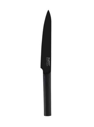 Nóż kuchenny w kolorze czarnym - dł. 19 cm