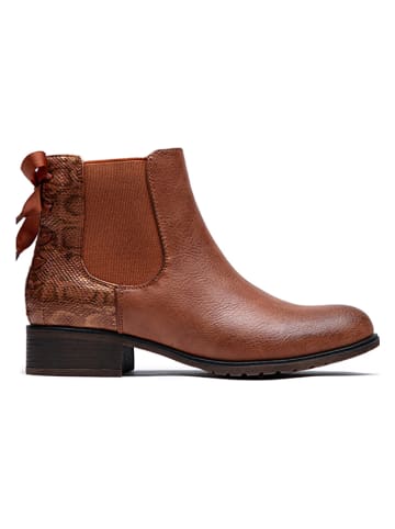 Chelsea-Boots in Hellbraun