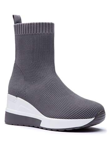 Sneakersy w kolorze szaro-białym