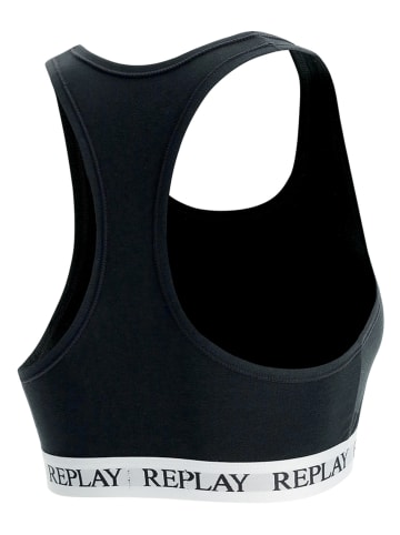 Bustier in Schwarz/ Weiß