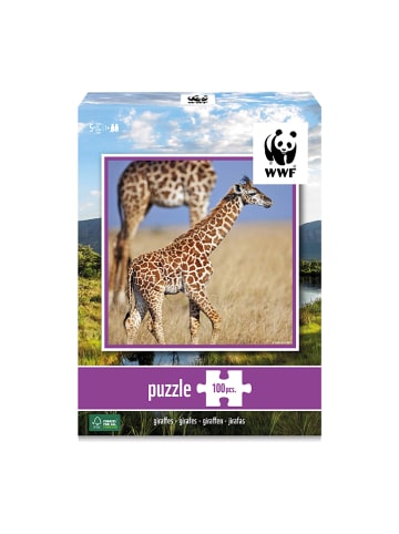 100-częściowe puzzle "Giraffes" - 5+