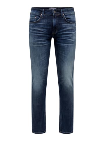 Dżinsy "Weft" - Slim fit - w kolorze granatowym