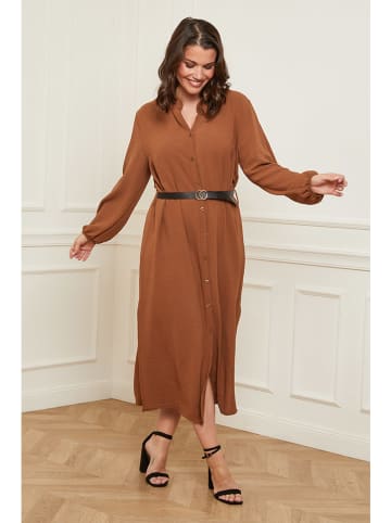 Kleid in Hellbraun