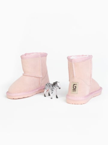 Leren winterboots "Ethel Toddler" lichtroze