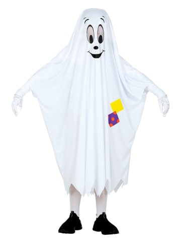 Poncho kostiumowe w kolorze białym