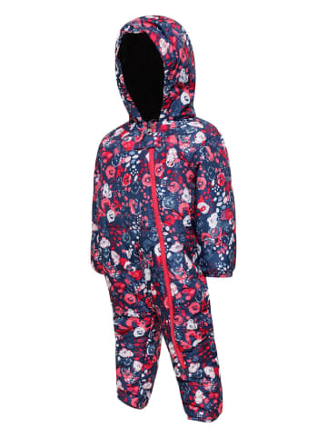 Schneeanzug "Bambino II" in Dunkelblau/ Pink
