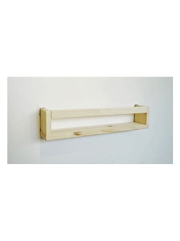 Wandregal "Montessori" in Natur - (L)50 x (H)9 x (T)9 cm
