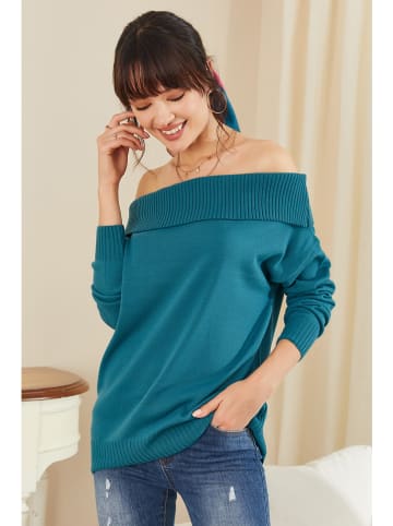 Trui turquoise