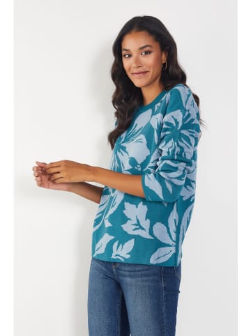 Trui blauw/meerkleurig