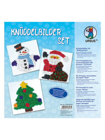 Knüddelbilder-Bastelset "Weihnachten" in Bunt
