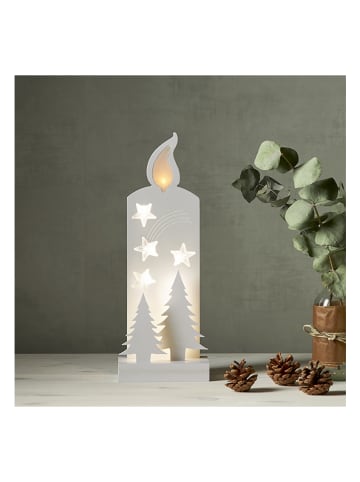 LED-Fensterleuchter "Grandy" in Weiß - (B)13 x (H)36 cm