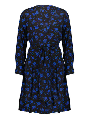 Jurk zwart/blauw