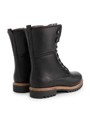 Leder-Boots "Holm" in Schwarz