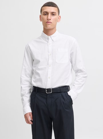 Blouse "Classic" - slim fit - wit