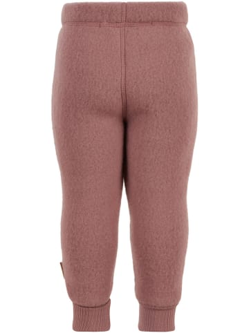 Wełniane spodnie w kolorze szaroróżowym
