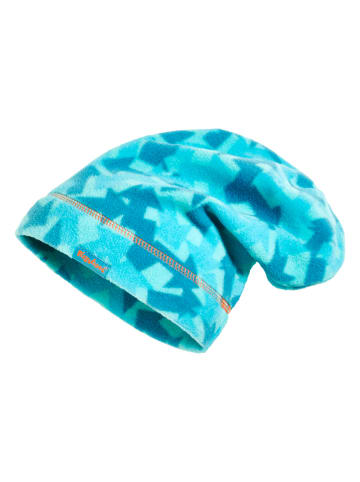 Fleece-Beanie in Hellblau