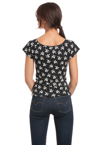 Shirt "Cherry Summer" zwart