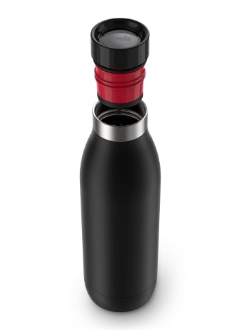 Bidon termiczny "Bludrop" w kolorze czarnym - 500 ml
