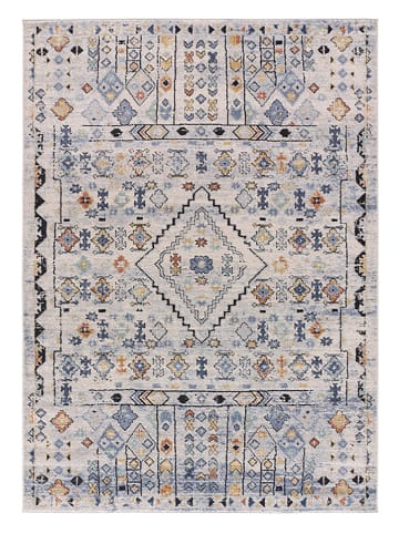 Kurzflor-Teppich "Mabel" in Beige/ Bunt