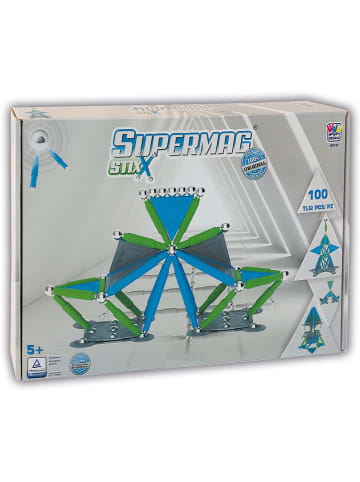 100tlg. Magnetbauset "Supermag Stix" - ab 5 Jahren