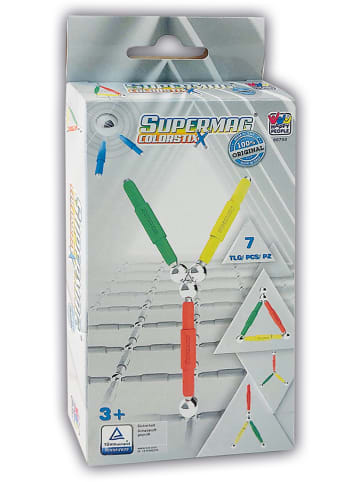 7-częściowy zestaw magnetyczny "Supermag Colorstix" - 3+