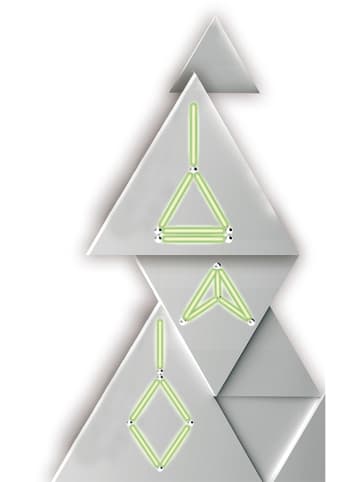 10-częściowy zestaw magnetyczny "Supermag Glowstix" - 3+
