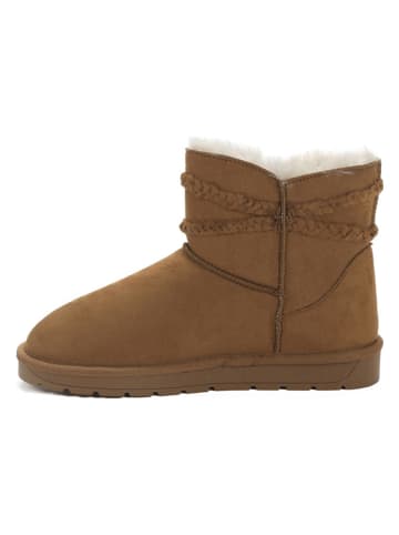 Winterboots "Keorgie" in Hellbraun