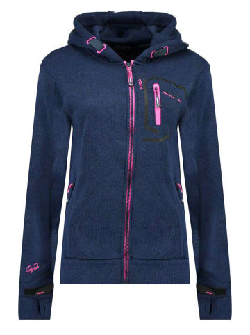 Sweatvest "Telectrana" donkerblauw