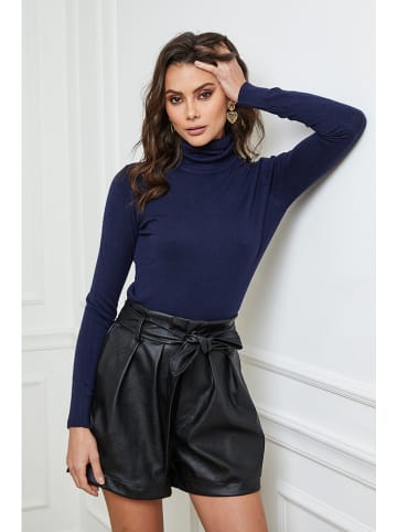 Rollkragenpullover "Empoli" in Dunkelblau