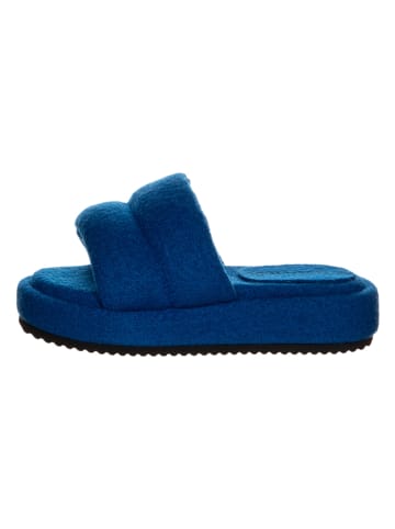 Pantoffels "Fluffy" blauw