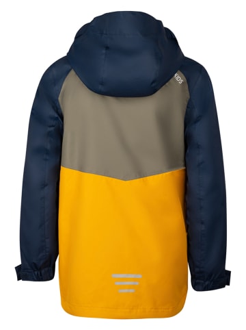 3in1-Funktionsjacke "Bryggen" in Gelb/ Khaki
