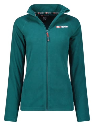 Fleecejacke "Tugeak" in Dunkelgrün