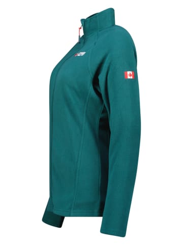 Fleecejacke "Tugeak" in Dunkelgrün