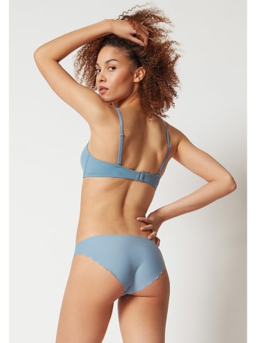 Beugelloze beha blauw