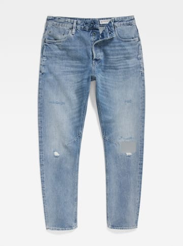 Dżinsy - Tapered fit - w kolorze błękitnym