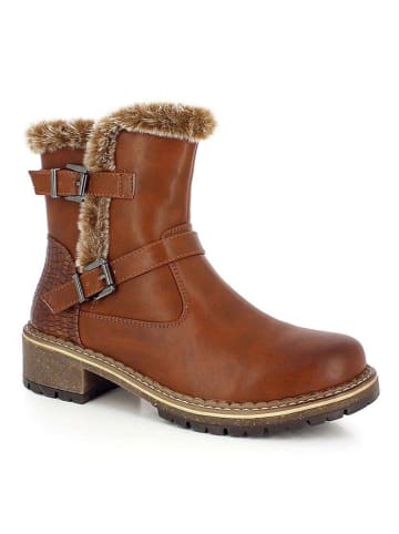 Boots "Lea" lichtbruin