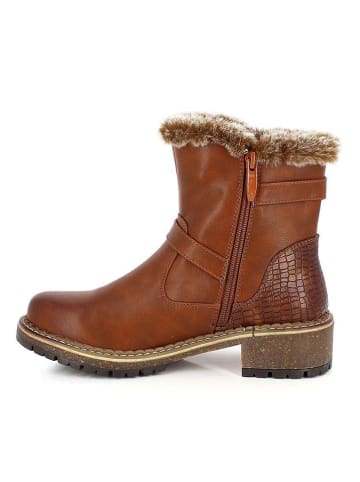 Boots "Lea" lichtbruin