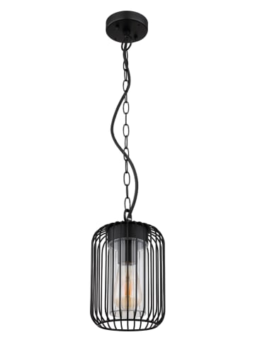 Außenleuchte "Nina" in Schwarz - (H)75,5 x Ø 16 cm