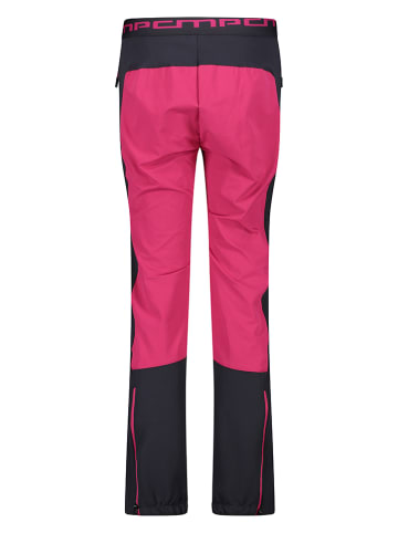 Trekkingbroek roze/zwart
