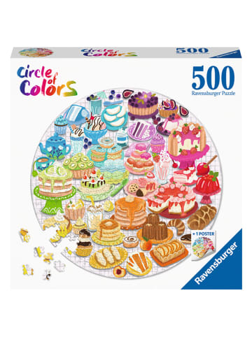500tlg. Rundpuzzle "Desserts" - ab 12 Jahren