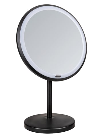 LED-Kosmetikspiegel "Onno" in Schwarz