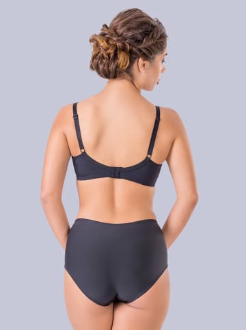 Figi high waist w kolorze czarno-białym