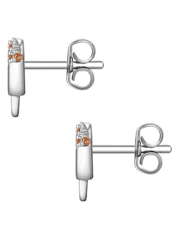 Silber-Ohrstecker mit Edelsteinen