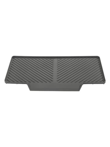 Abtropfmatte "Nelia" in Grau - (B)40 x (H)3 x (T)20 cm