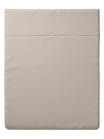 Satijnen bedlaken taupe