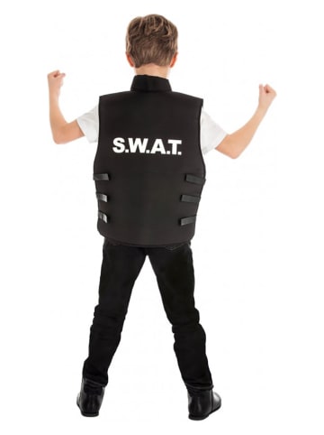 Kostuumgilet "Swat" zwart