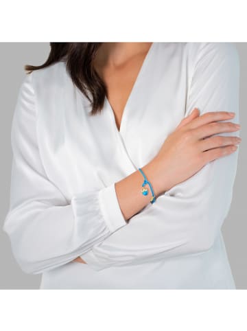 Armband mit Anhänger in Blau