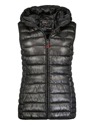 Doorgestikte bodywarmer "Annecy" zwart
