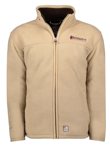 Fleecejacke in Beige